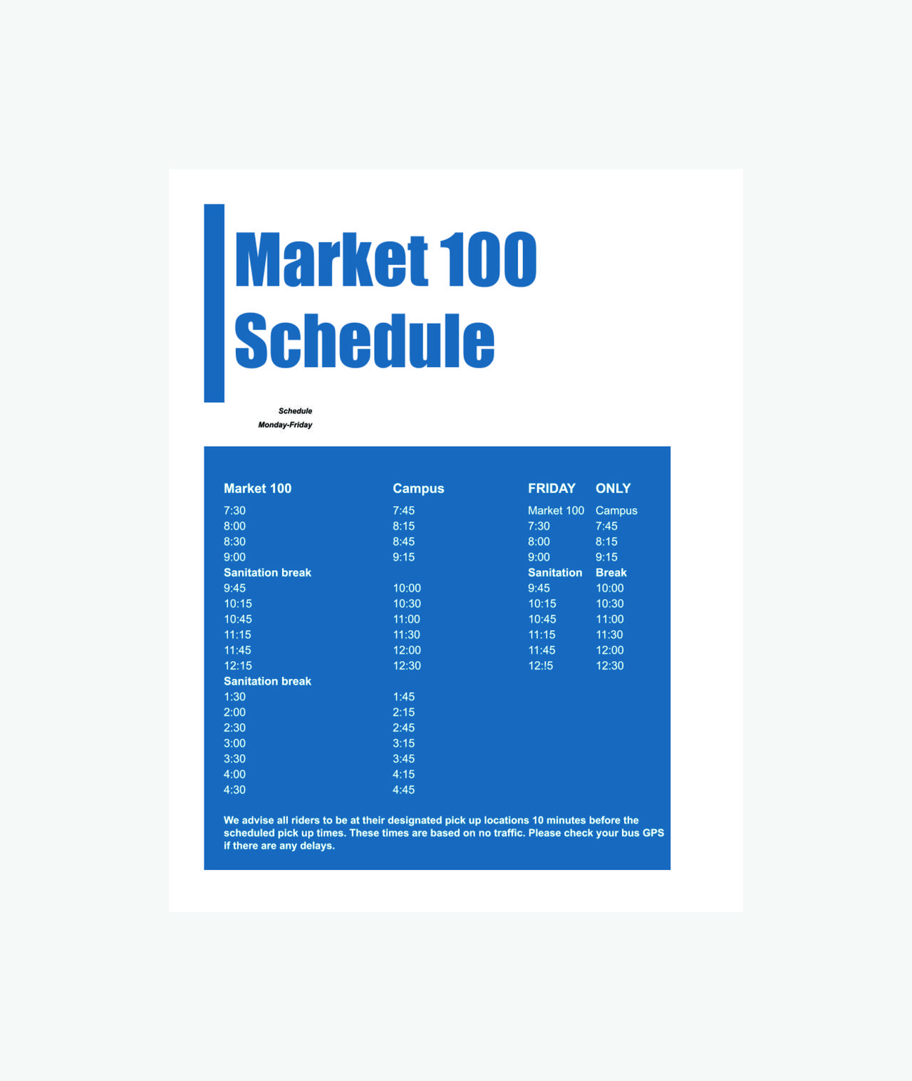 Market 100
