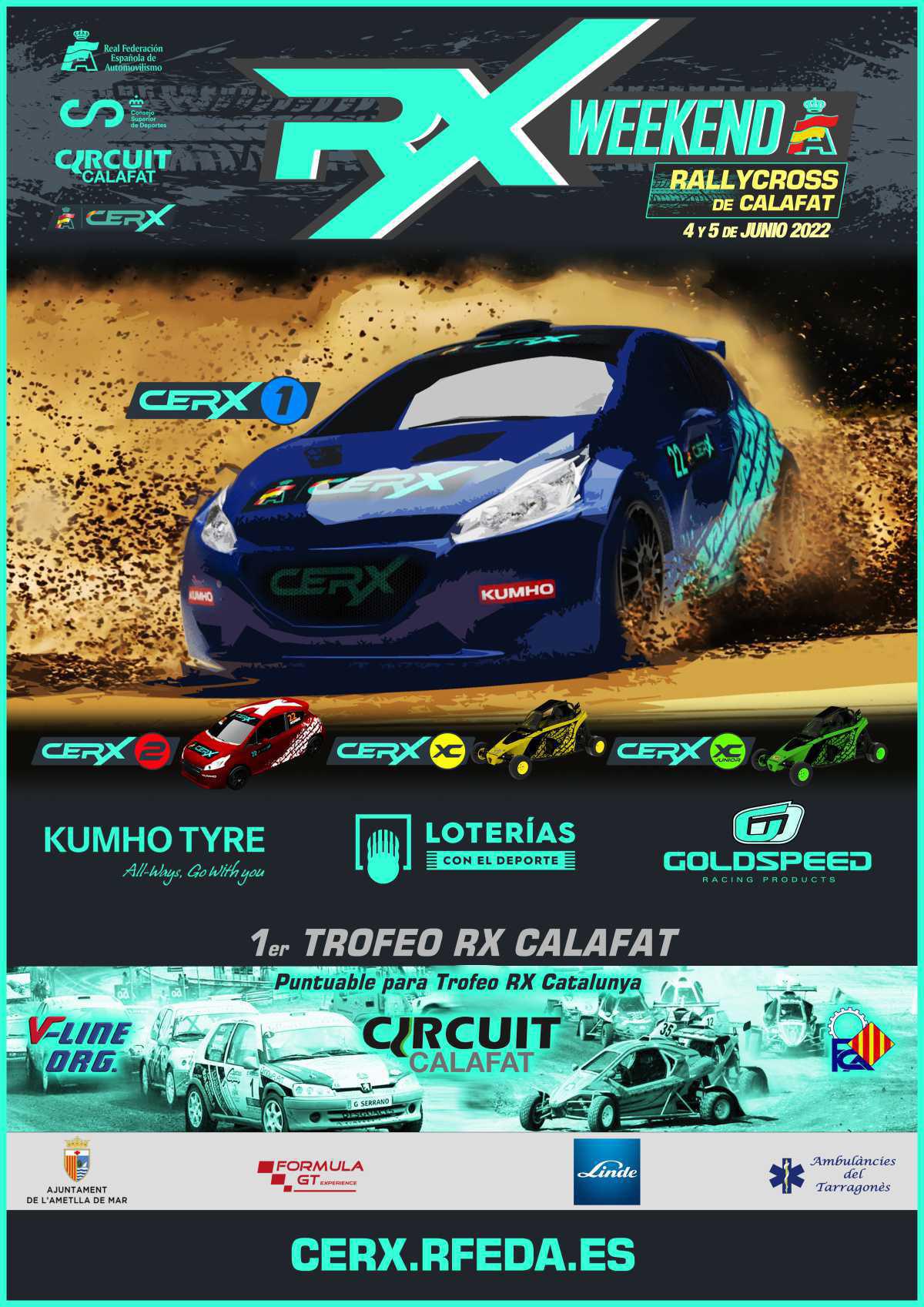 ¡Abiertas las inscripciones para el CERX Rallycross de Calafat! ¡Abiertas las inscripciones para el CERX Rallycross de Calafat!