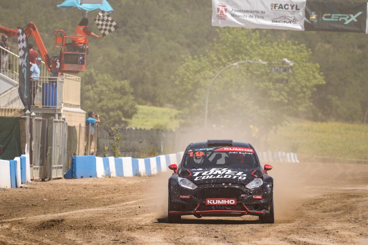 Iván Suárez y Sergi Pérez se hacen con la gloria en el CERX Rallycross de Miranda de Ebro Iván Suárez y Sergi Pérez se hacen con la gloria en el CERX Rallycross de Miranda de Ebro