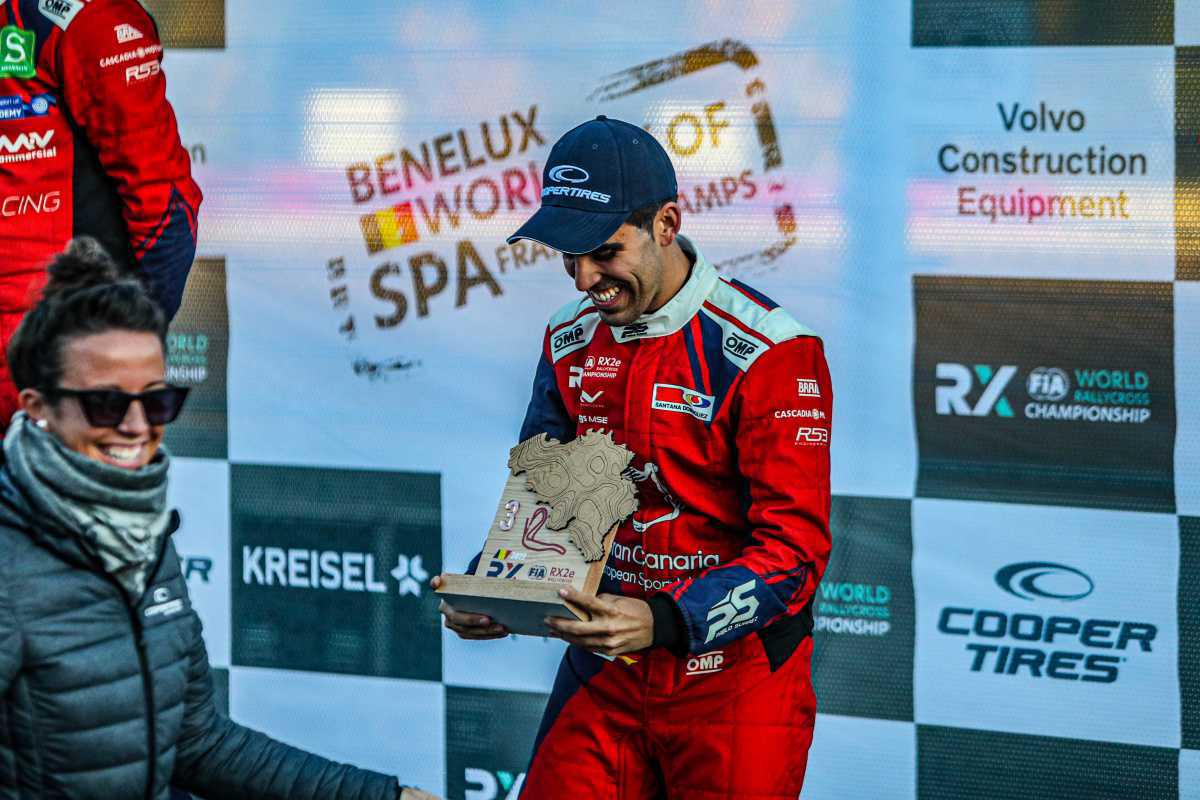 Pablo Suárez vuelve a hacer historia en Rallycross con un podio en Spa