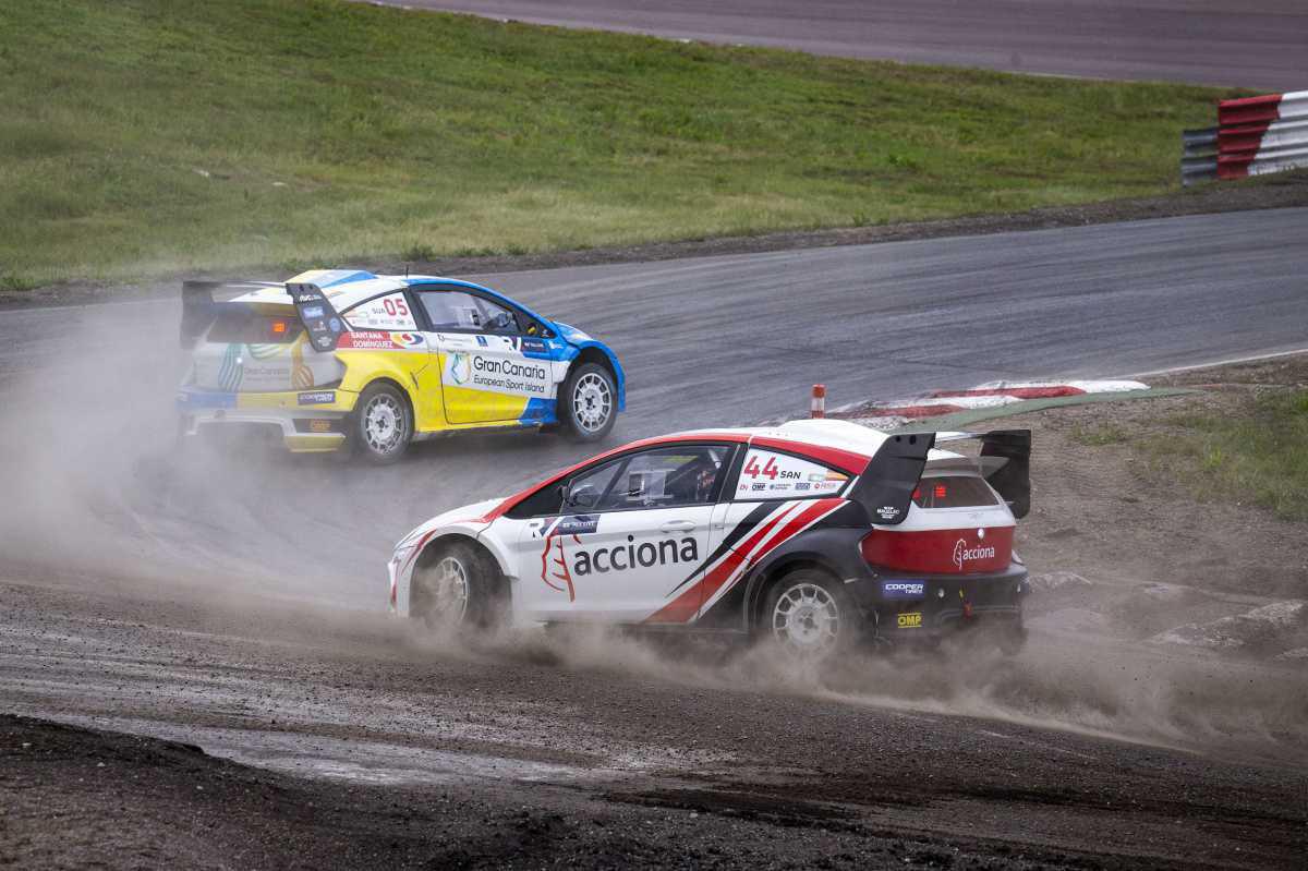 Suárez, Sanz, Checa y Arqué completan el cuarteto de españoles en el World Rallycross de Barcelona Suárez, Sanz, Checa y Arqué completan el cuarteto de españoles en el World Rallycross de Barcelona