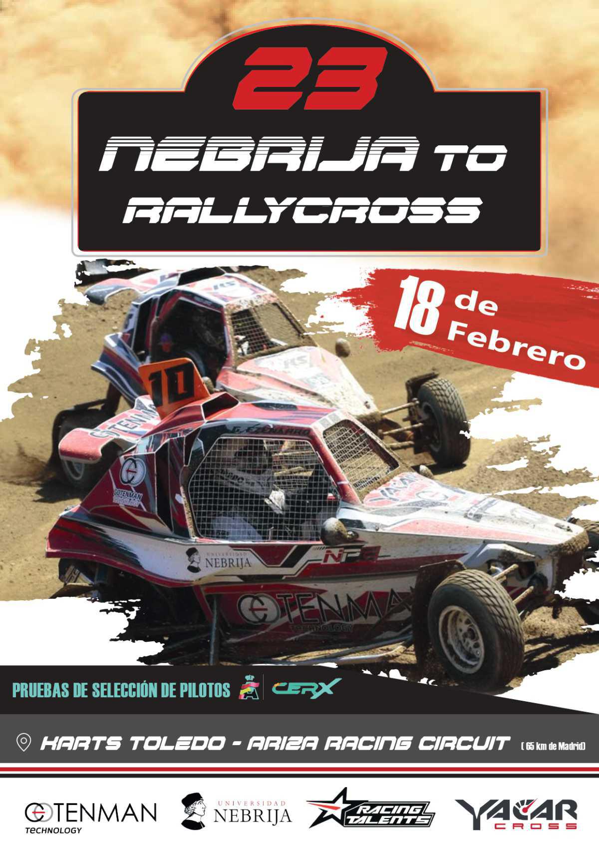 La Universidad Nebrija organiza una Selección de Pilotos para la CERX el 18 de febrero