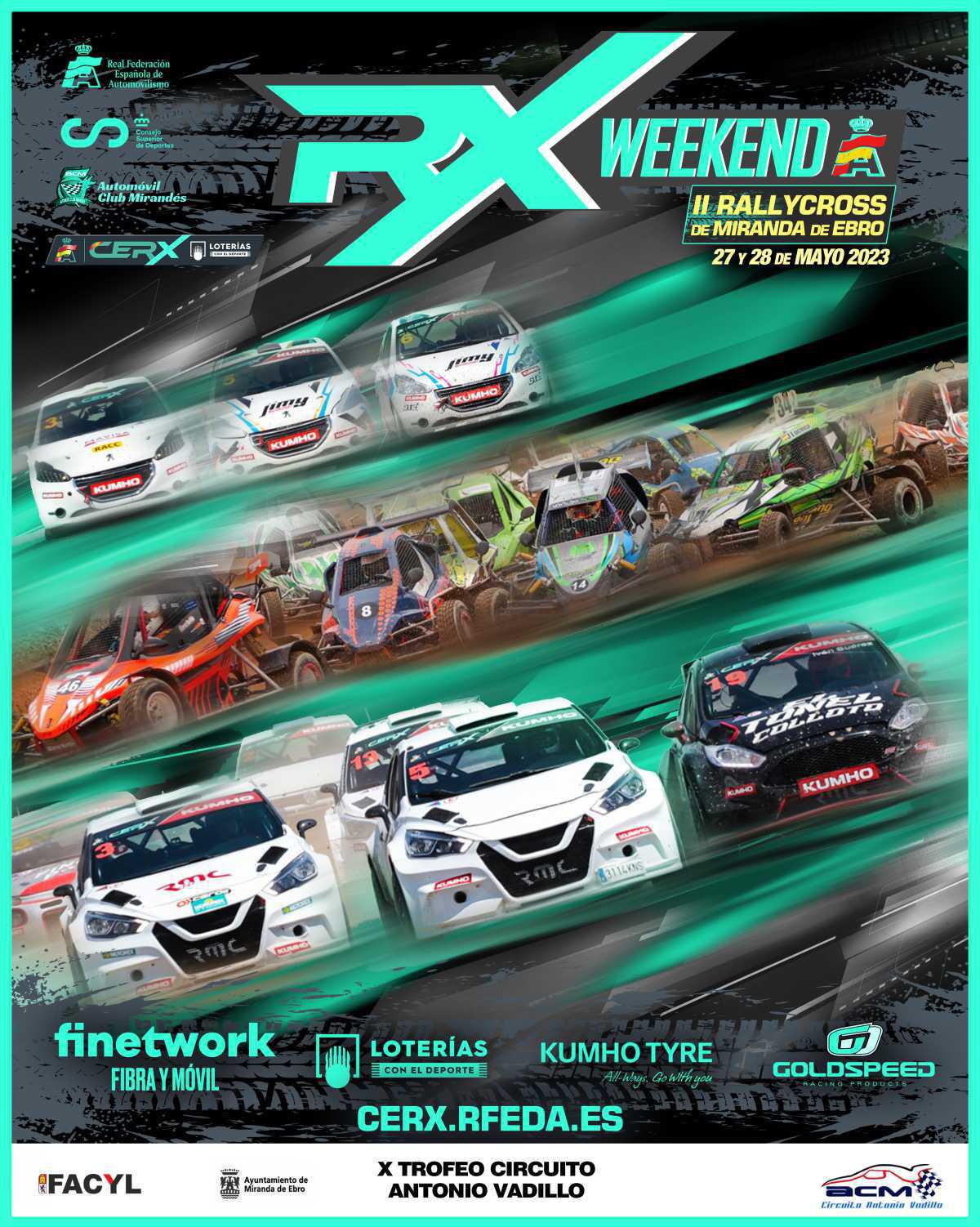 Abierto el plazo de inscripción para el 2º CERX Rallycross de Miranda de Ebro Abierto el plazo de inscripción para el 2º CERX Rallycross de Miranda de Ebro