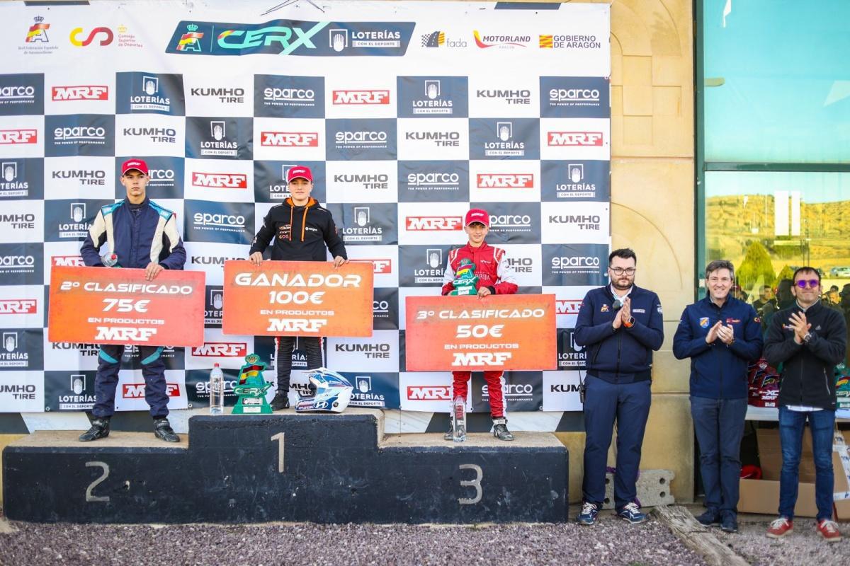 Sergio Bello, Diego Martínez, Álvaro Rodríguez y Rodrigo Suárez se coronan en Motorland Aragón