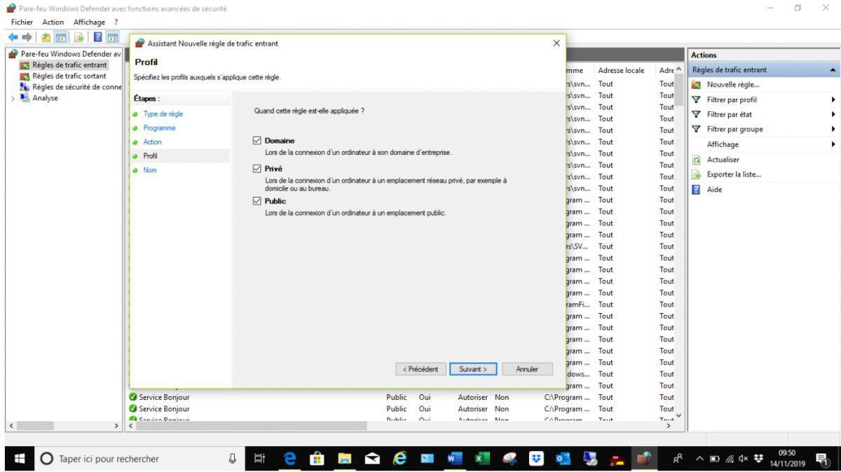 Scan FTP Filezilla Server Windows 10