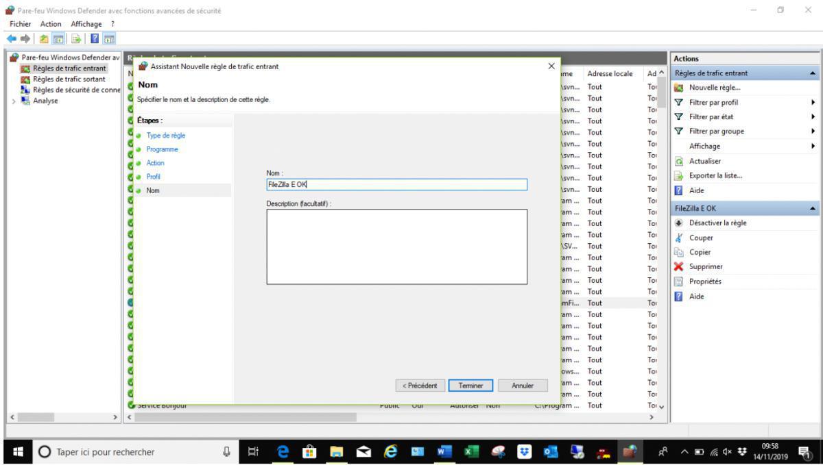 Scan FTP Filezilla Server Windows 10