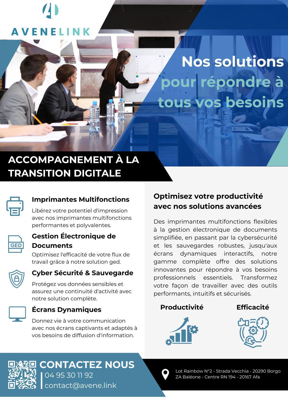 Brochure Nos Solutions