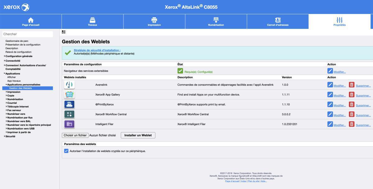 Installer application Avenelink