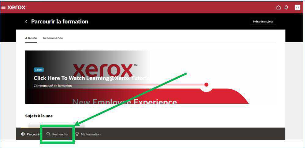 Formations Xerox