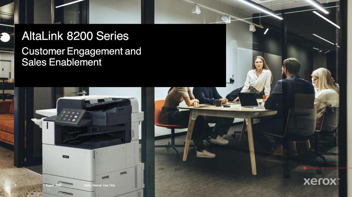 Nouvelle Xerox® AltaLink® 8200 assistées par l’IA