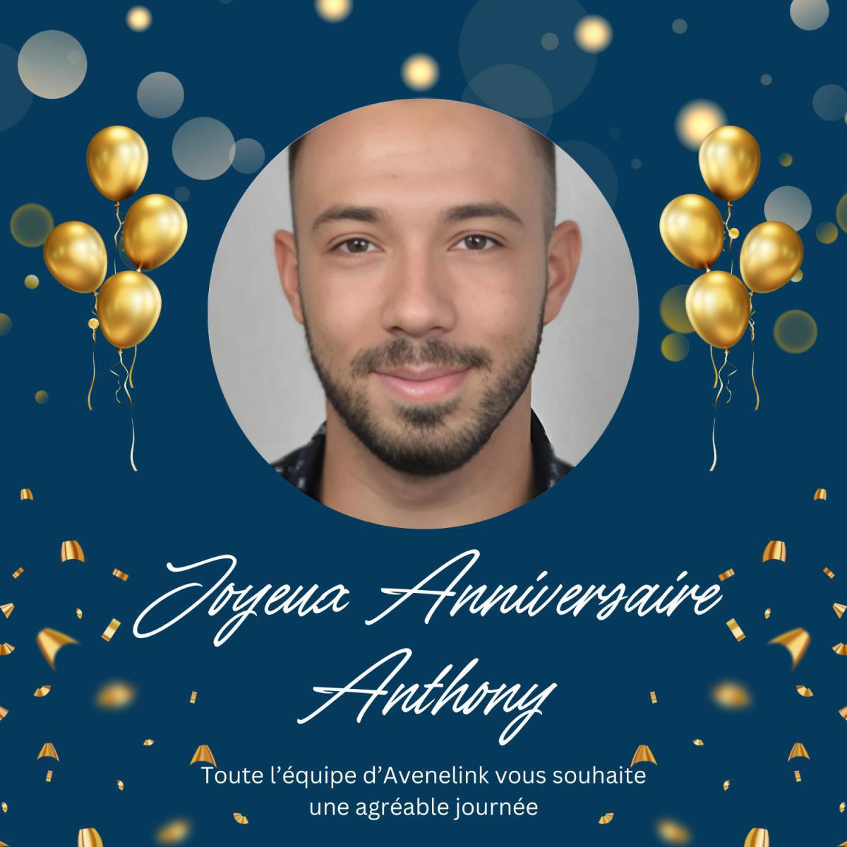 Joyeux Anniversaire Anthony