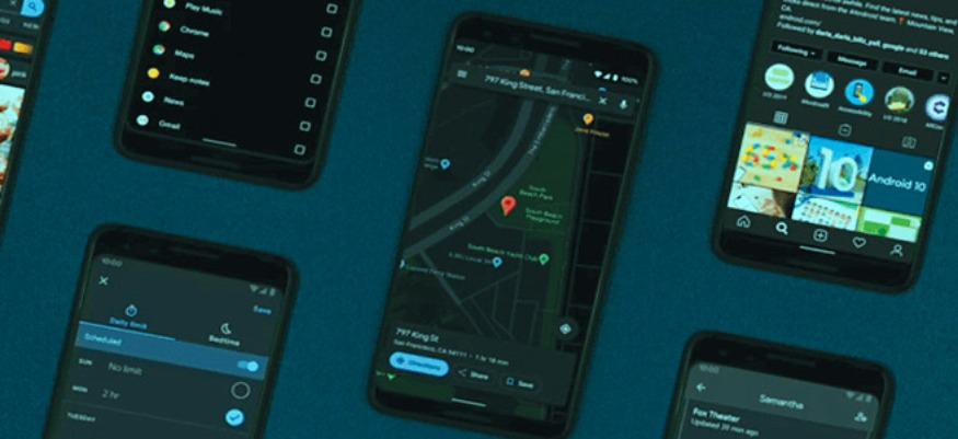 Déploiement du "Dark Mode" sur Google Maps
