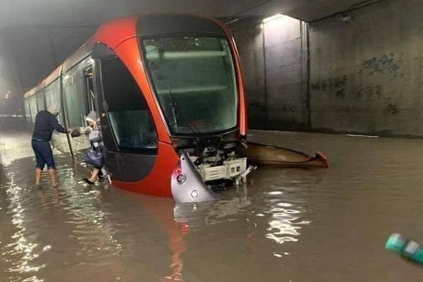 Il pleut sur Casablanca , la métropole inondée