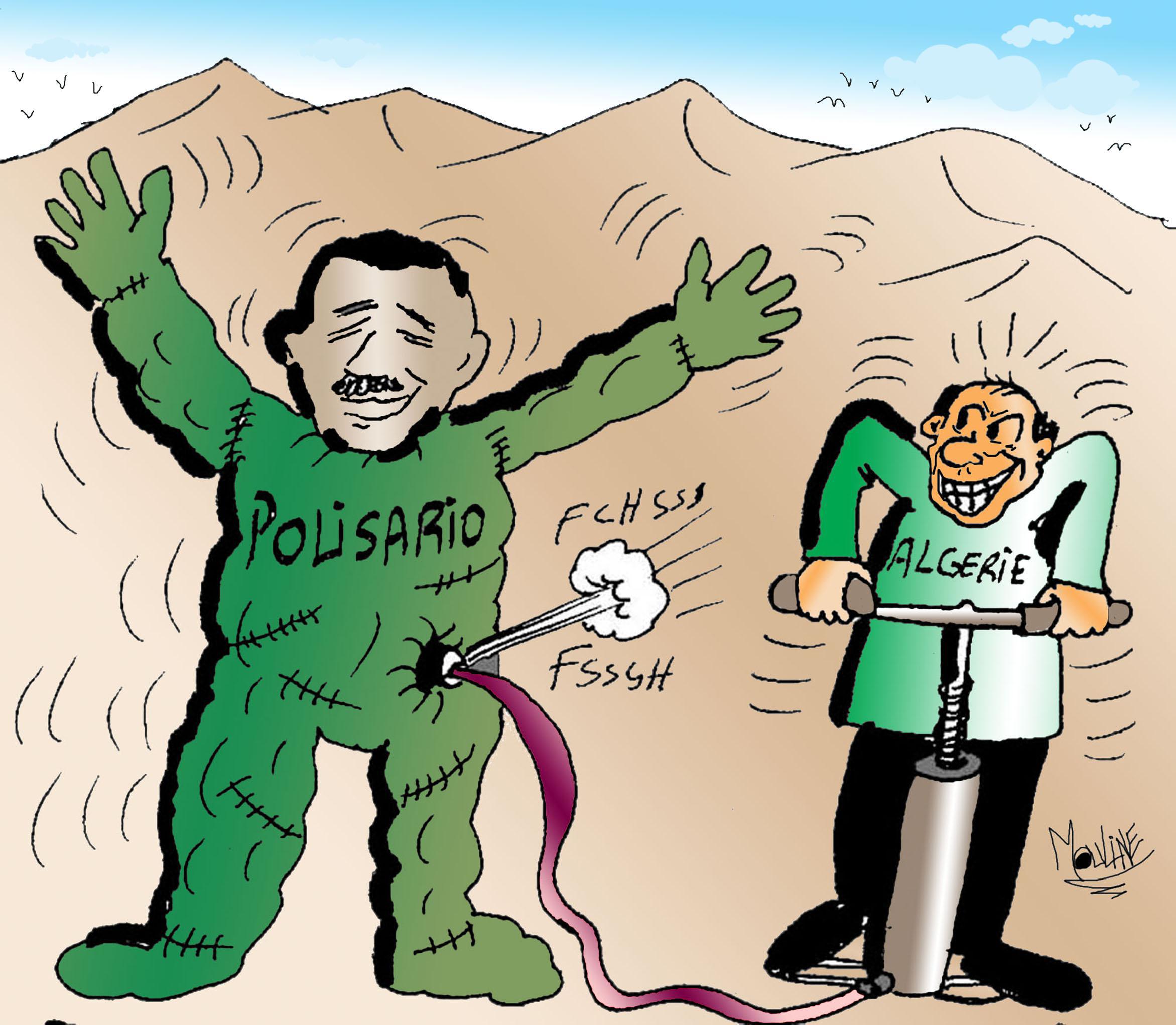 Polisario une simple poupée gonflable 