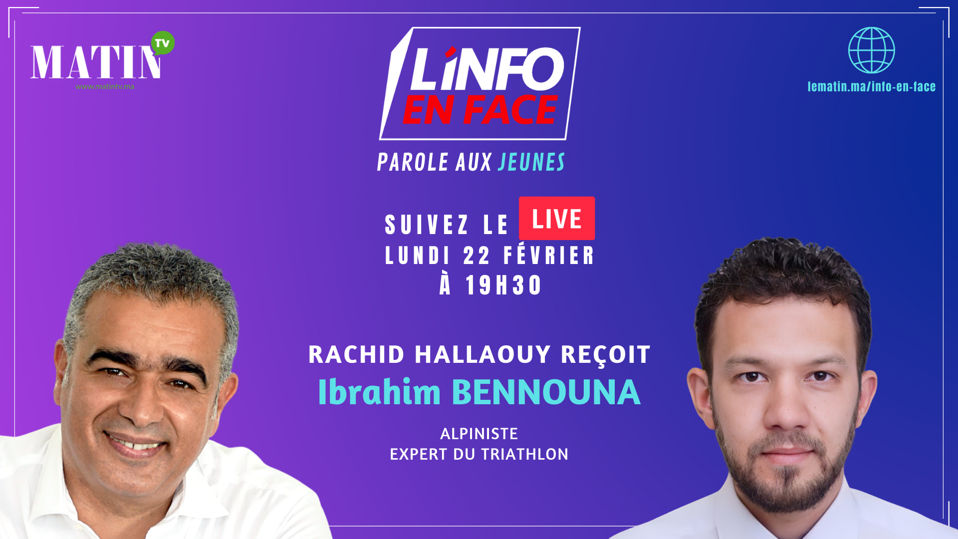 Ibrahim Bennouna, Alpiniste- Expert du Triathlon