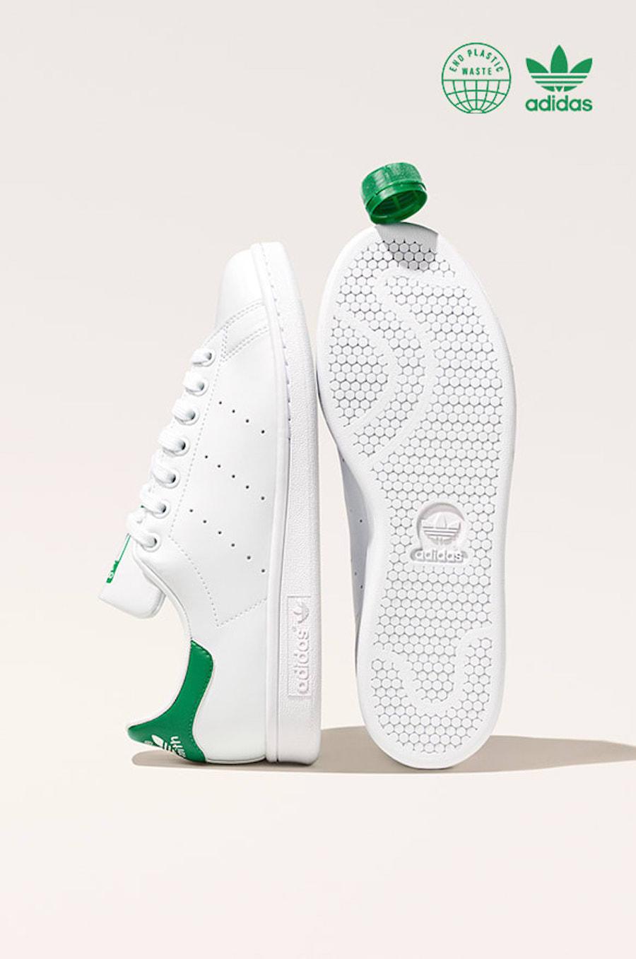 Adidas permet d'échanger des bouteilles en plastique contre des Stan Smith