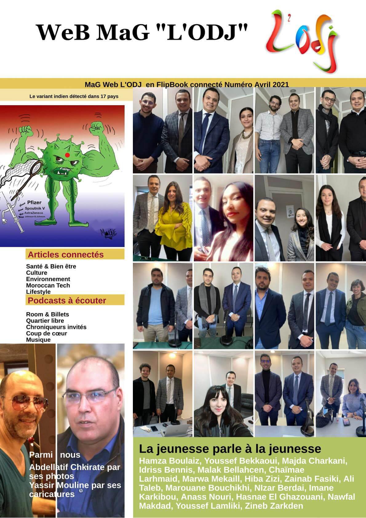 Parution du Web MaG L'ODJ Numéro 6 - Avril 2021
