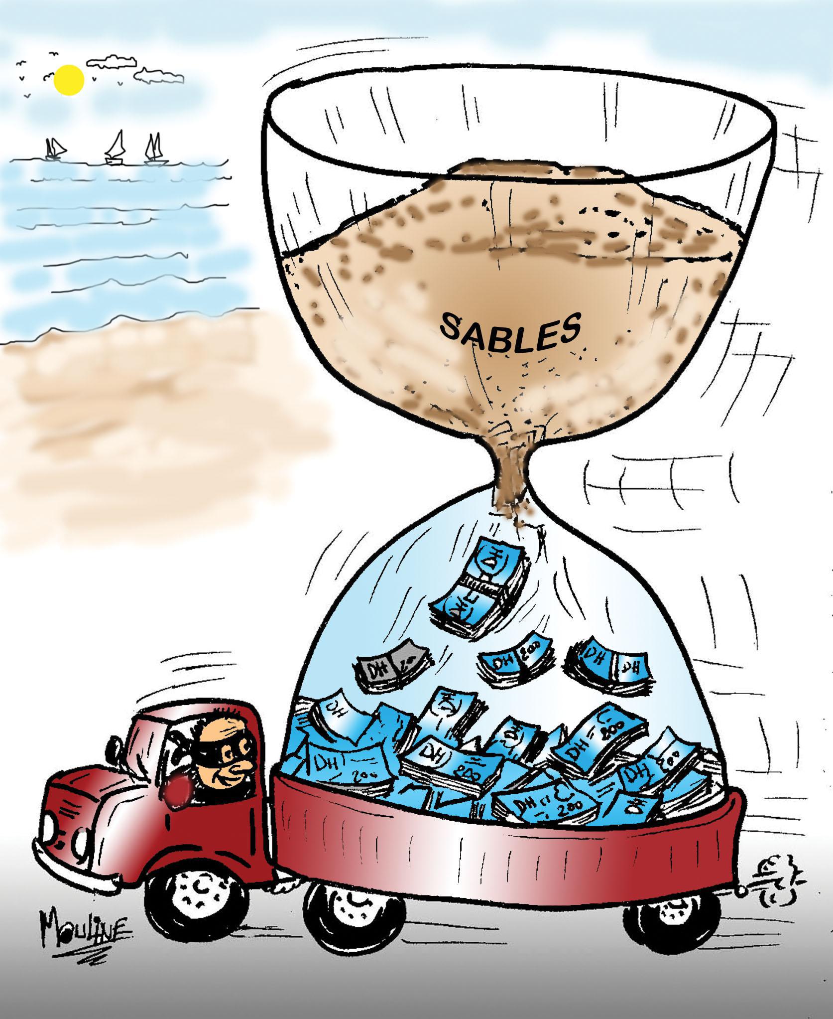 Des plages disparaissent à cause du business des voleurs de sable…!