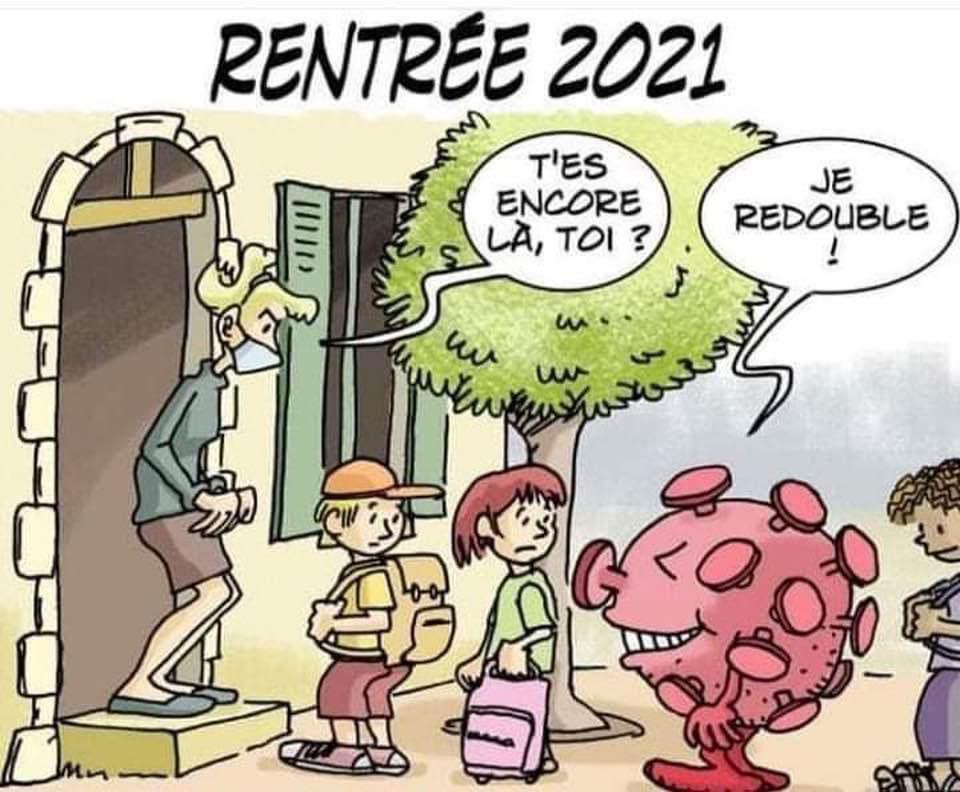 Rentrée 2021 : le Covid-19 redouble !
