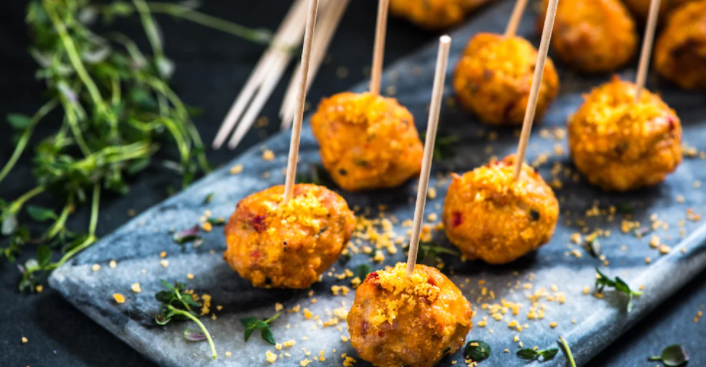 Boulettes de poulet à l'abricot