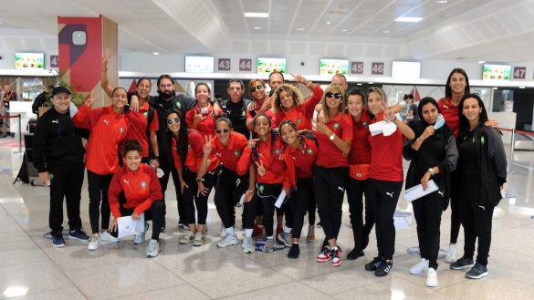 Amical: départ de la délégation de l’équipe nationale féminine de l’Atlas vers l'Espagne