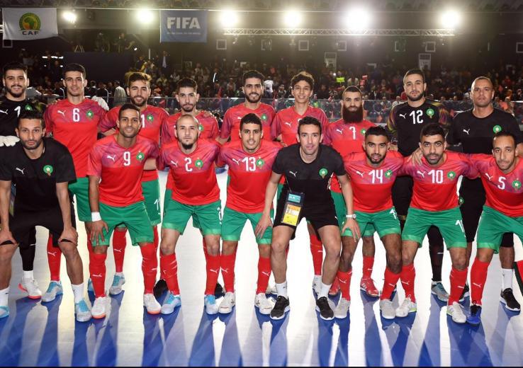 L'équipe nationale de futsal.
