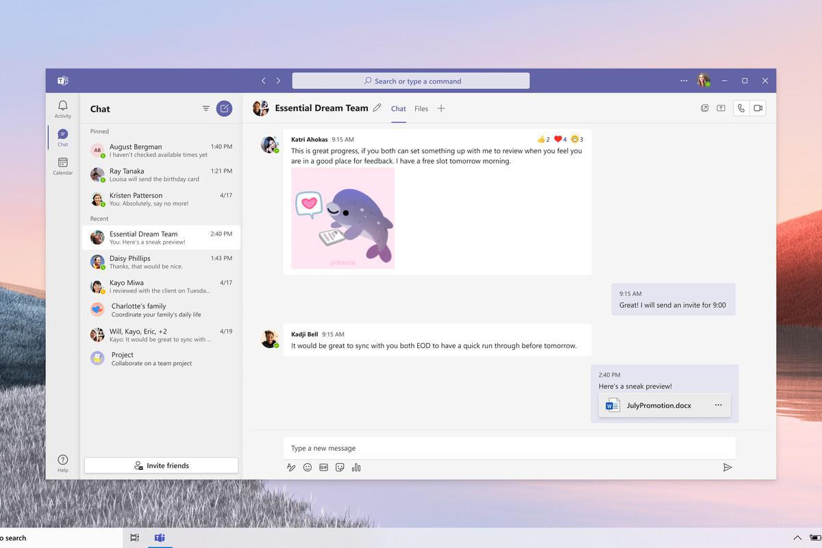 Microsoft Teams dévoile une offre Essentials moins chère