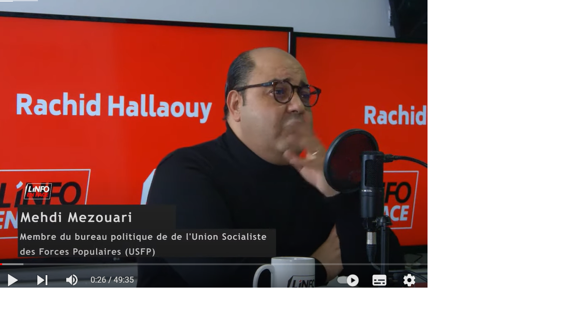 Mehdi Mezouari invité de l'Info en face