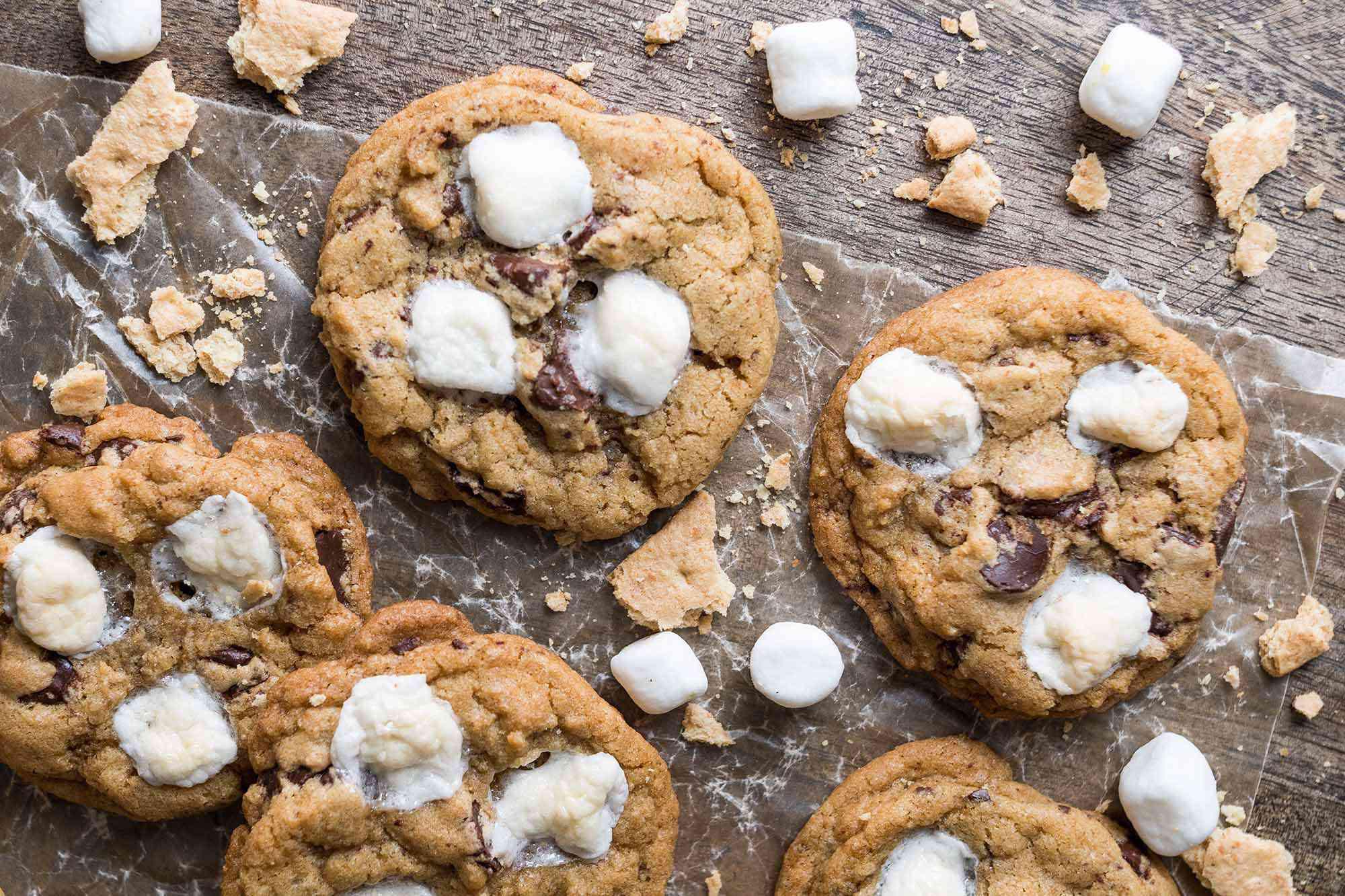 Recette de cookies au marshmallow fondant