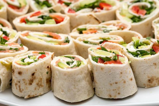 Des idées de wraps pour un apéro léger