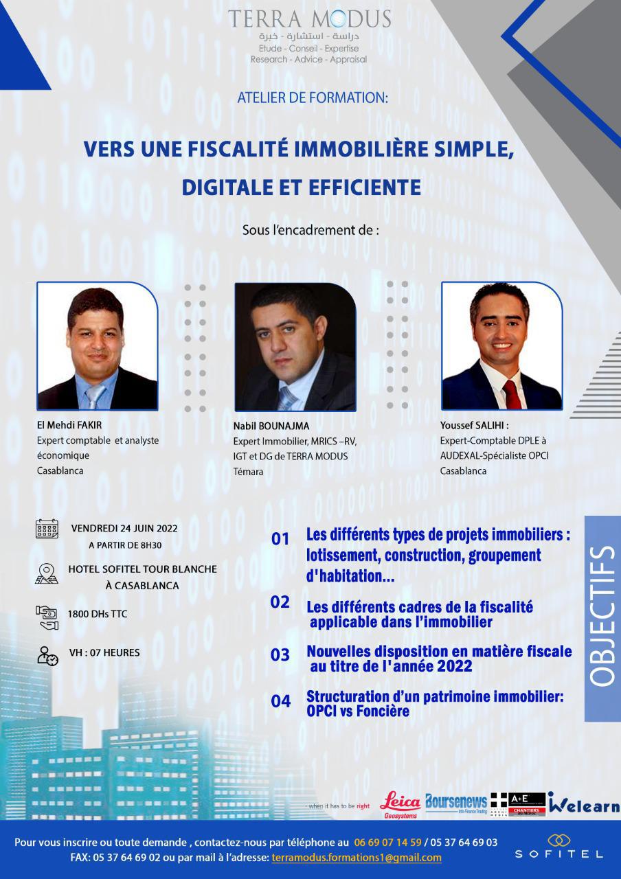 Vers une fiscalité immobilière simple digitale et efficiente