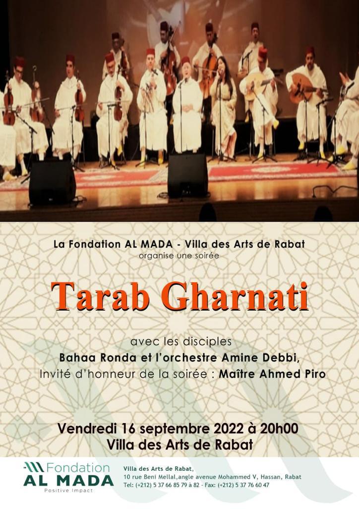 Soirée : Tarab Gharnati