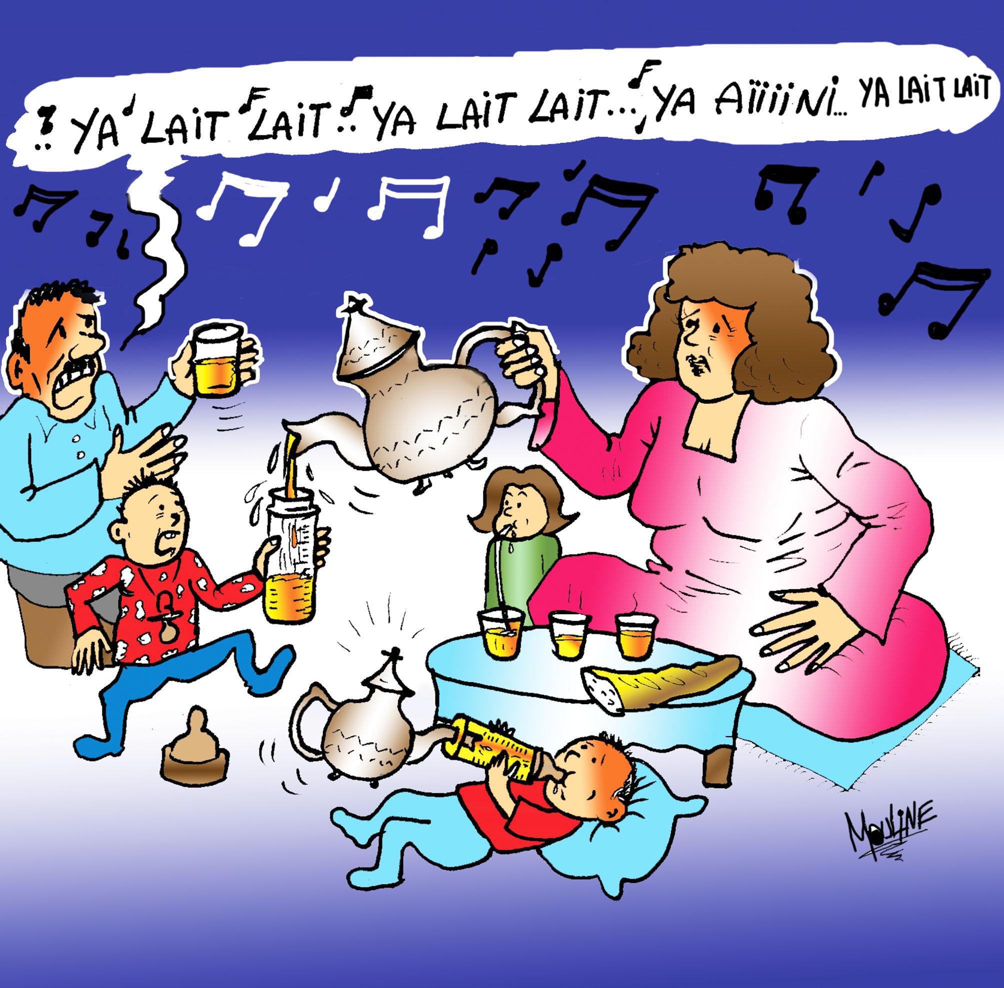 Caricature Réalisée par Mohammed Yassir Mouline