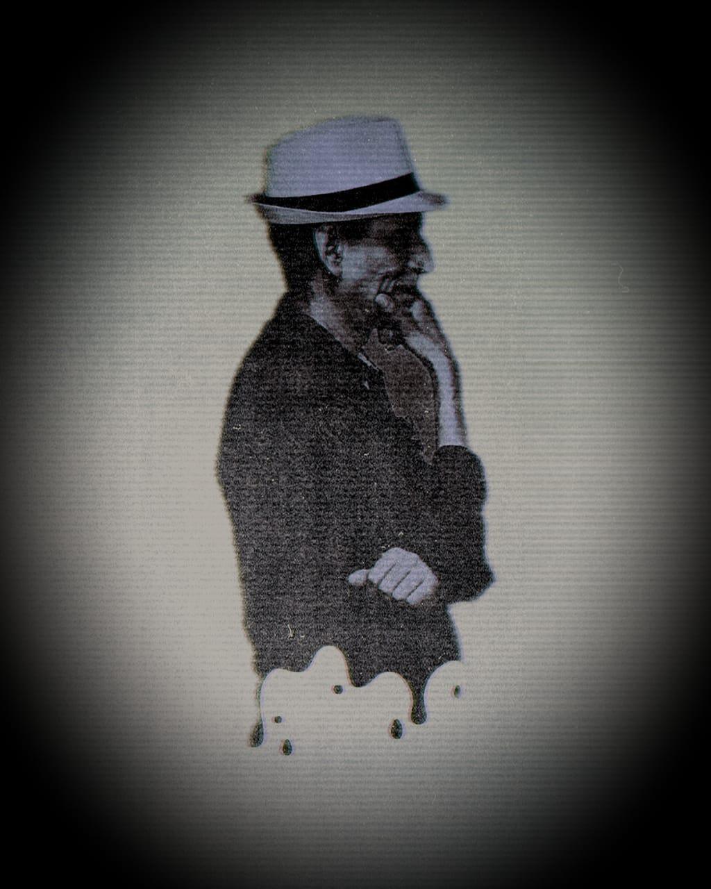 Toto à la station d’essence