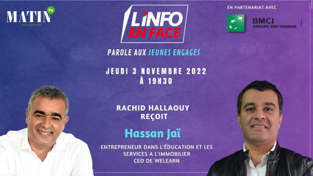L'Info en Face spécial jeunes engagés avec Hassan Jaï