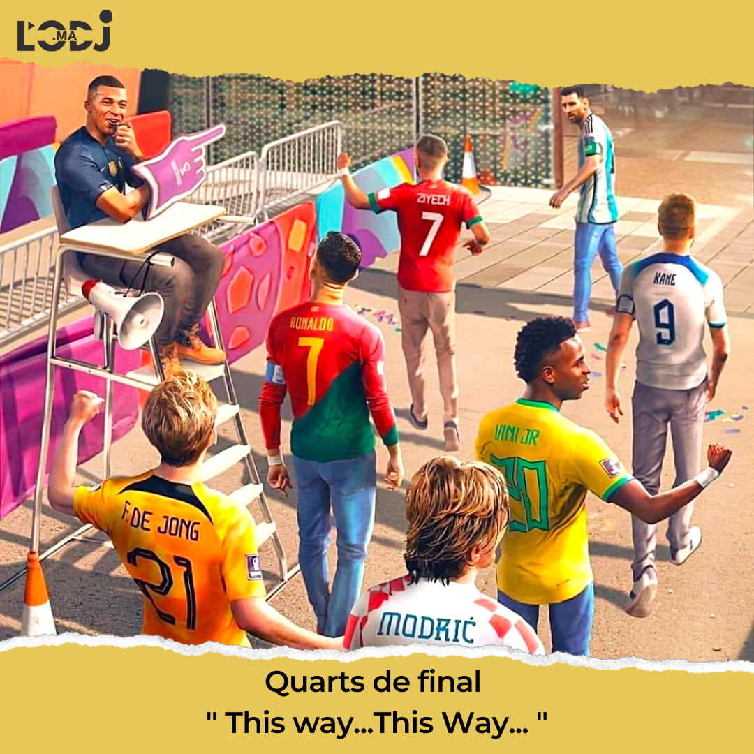 Quarts de final " This way...This Way... "