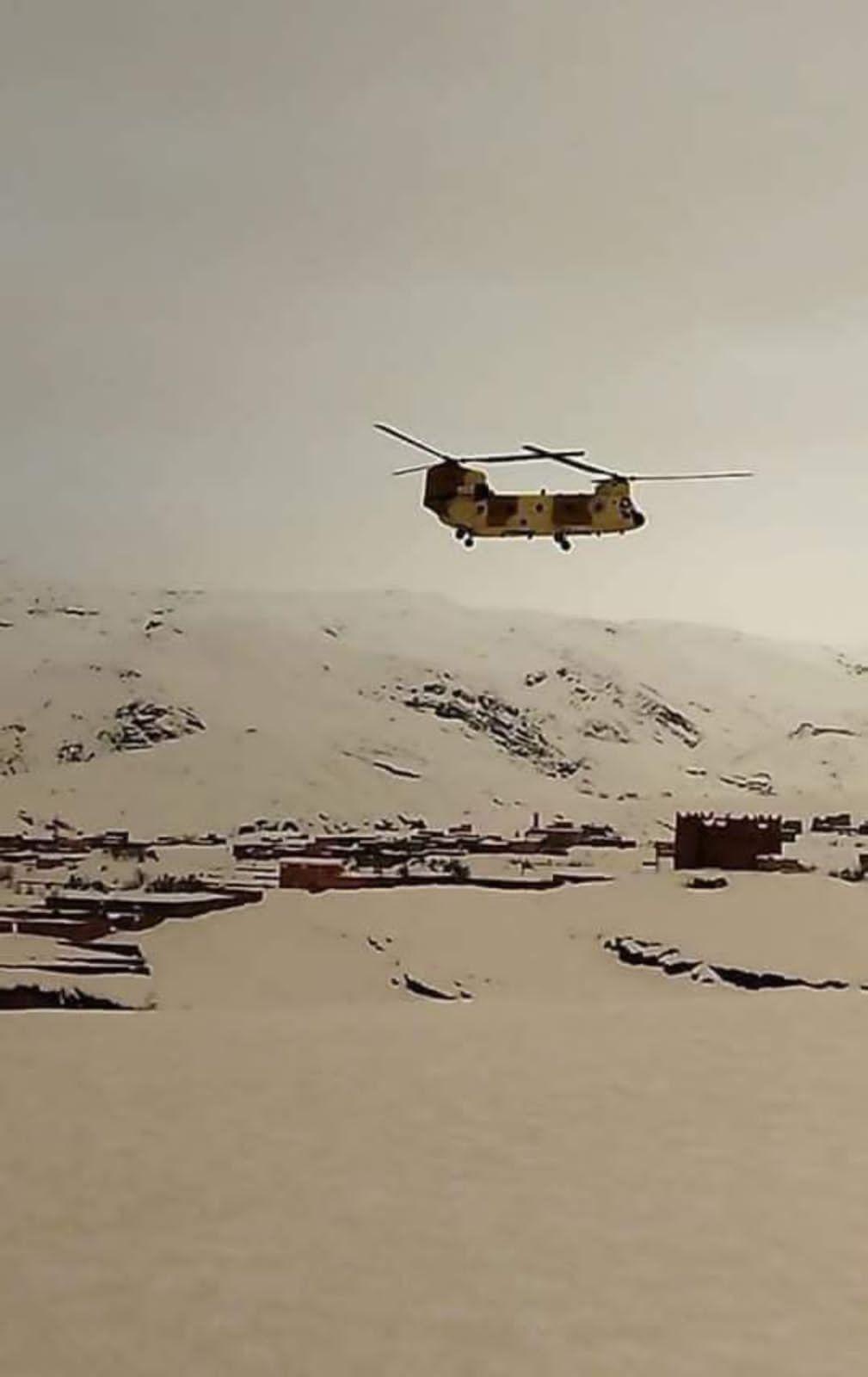 Les FAR au secours des habitants isolés dans les villages enneigés