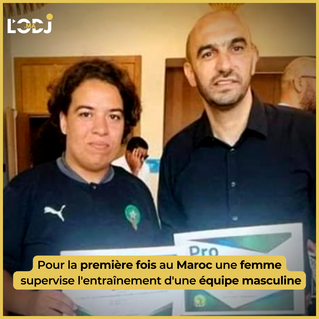Pour la première fois au Maroc une femme supervise l'entraînement d'une équipe masculine
