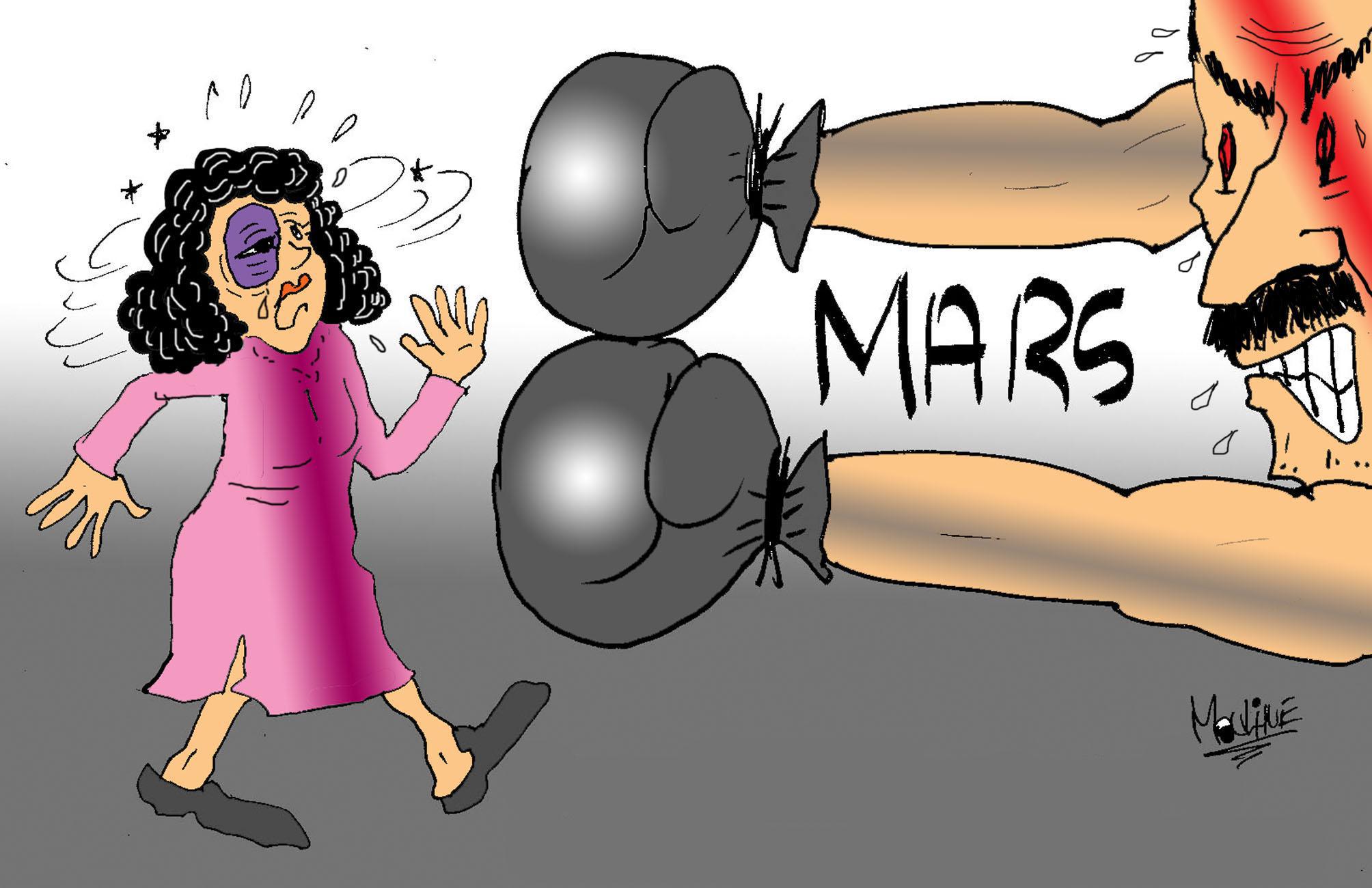 Caricature Réalisée par Mohammed Yassir Mouline	