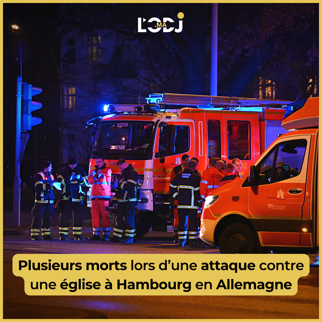 Plusieurs morts lors d’une attaque contre une église à Hambourg en Allemagne