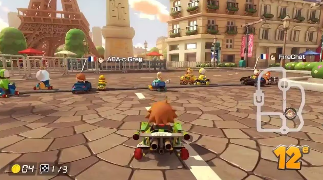 France : La réforme des retraites contestée aussi... dans Mario Kart