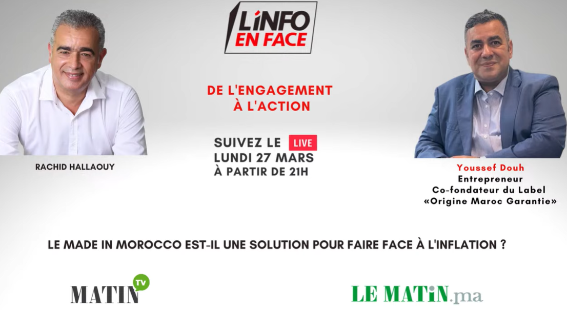 L’info en face avec Youssef Douh