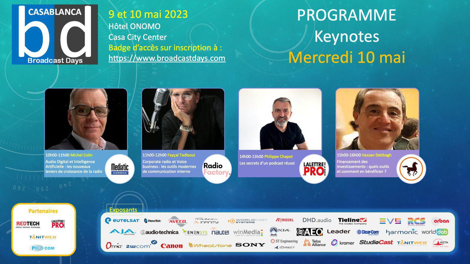 Retour des "CASABLANCA BROADCAST DAYS" pour une 6e édition