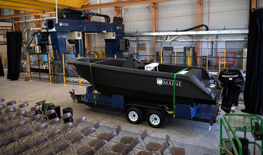 Un grand bateau imprimé en 3D au monde