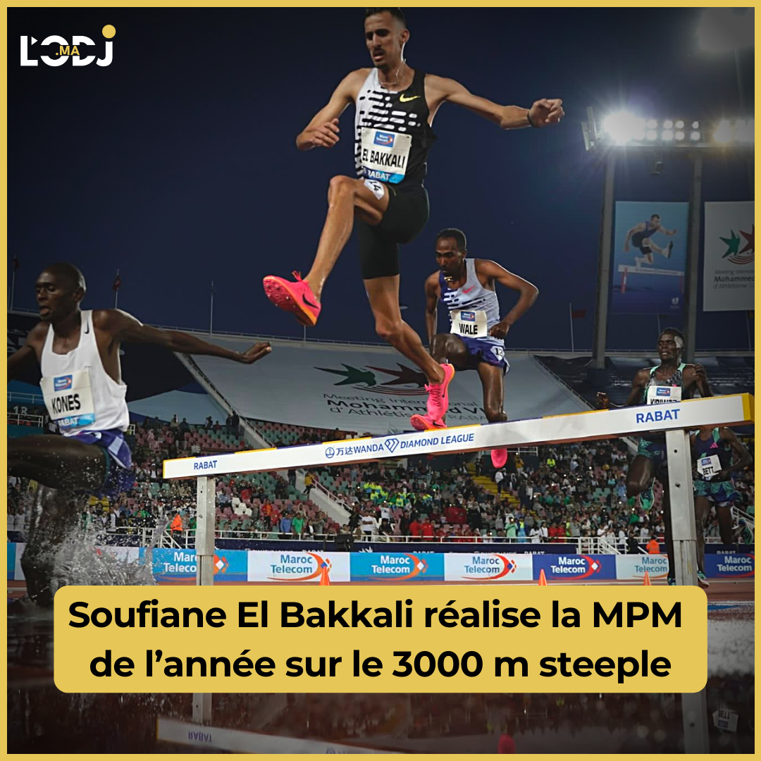 Soufiane El Bakkali réalise la MPM de l’année sur le 3000 m steeple