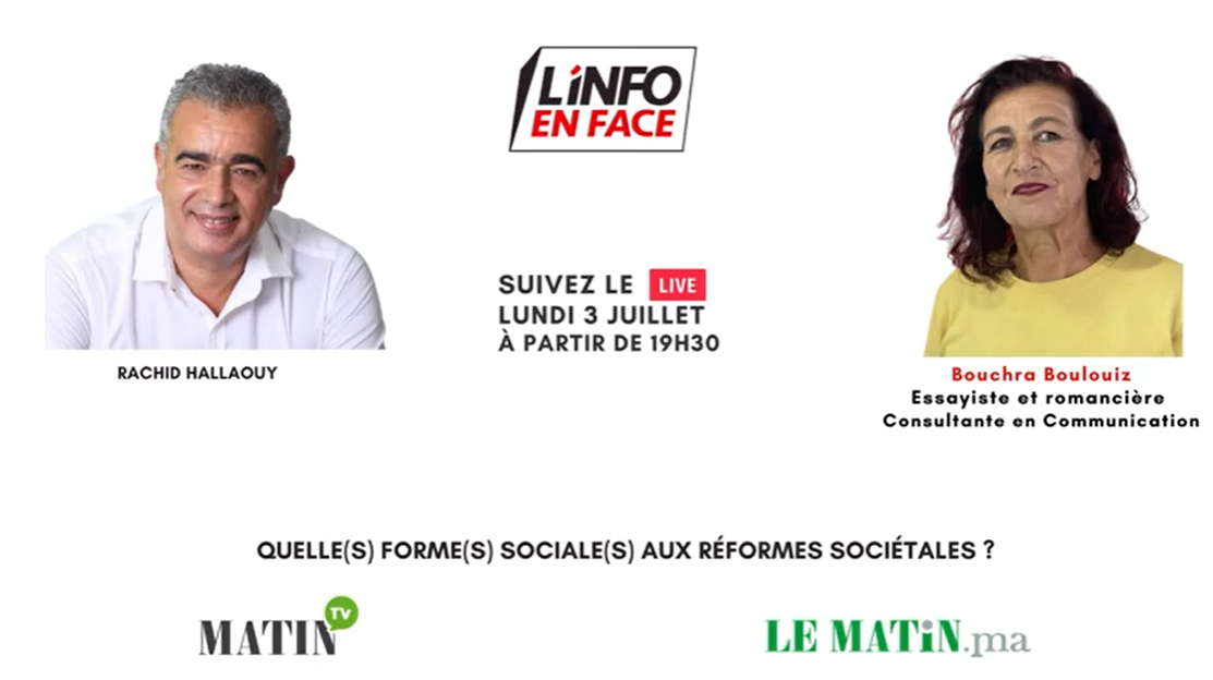 L'Info en Face avec Bouchra Boulouiz