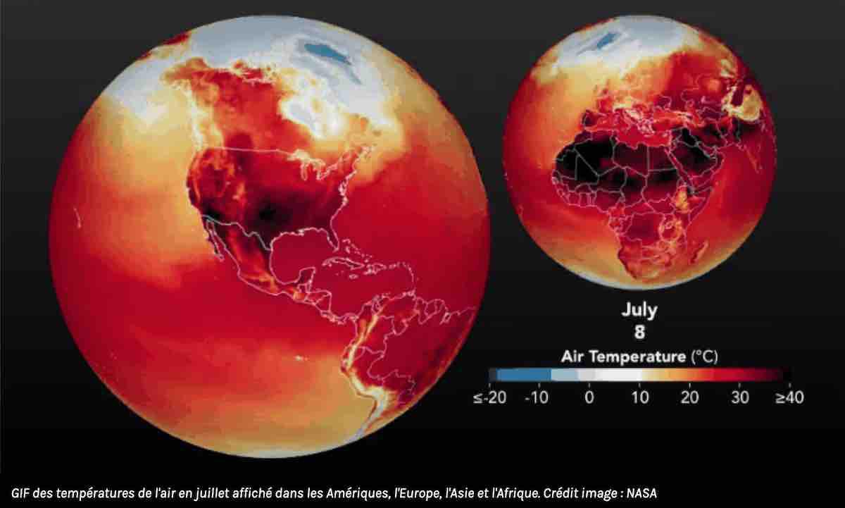 Lundi 3 juillet, jour le plus chaud enregistré sur Terre
