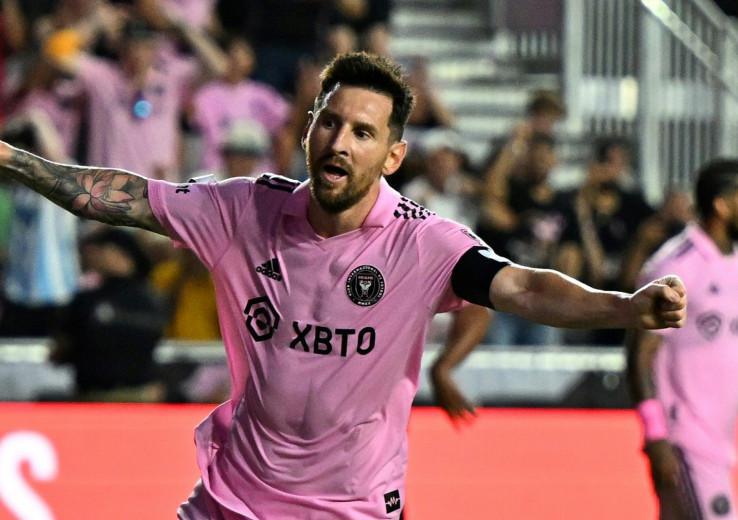 Messi auteur d'un doublé pour son deuxième match avec l'Inter Miami