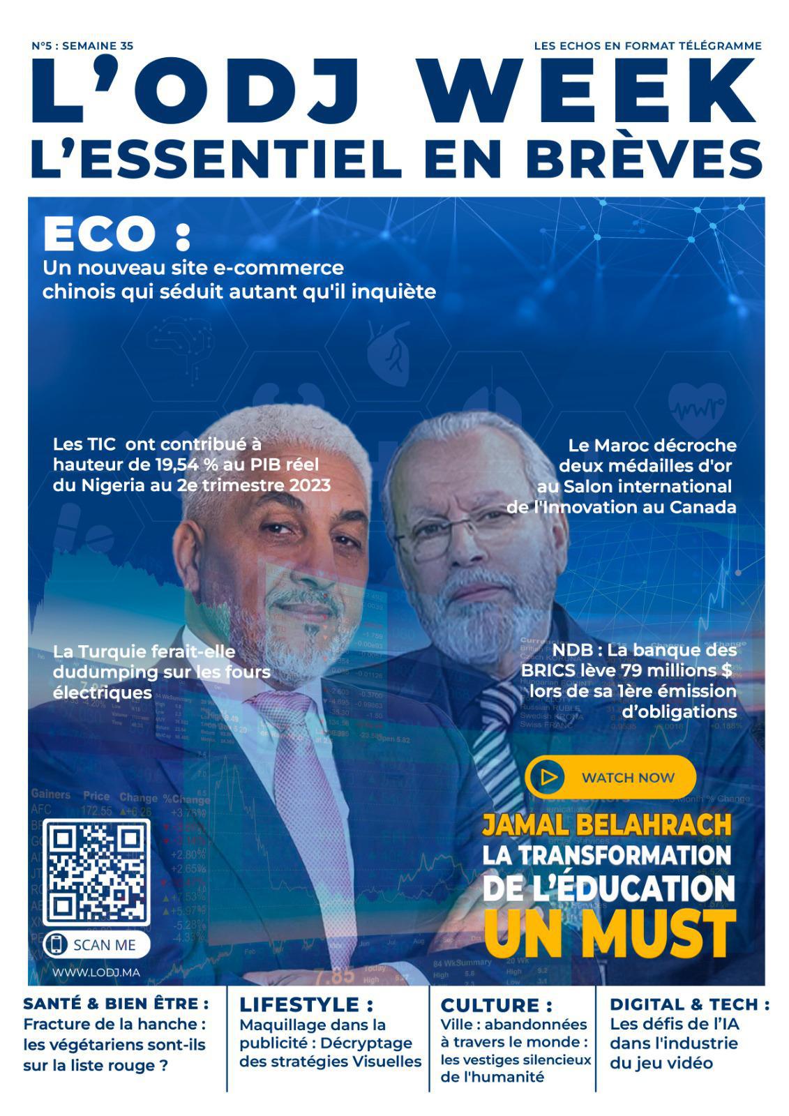 Parution de L'ODJ WeeK de cette semaine