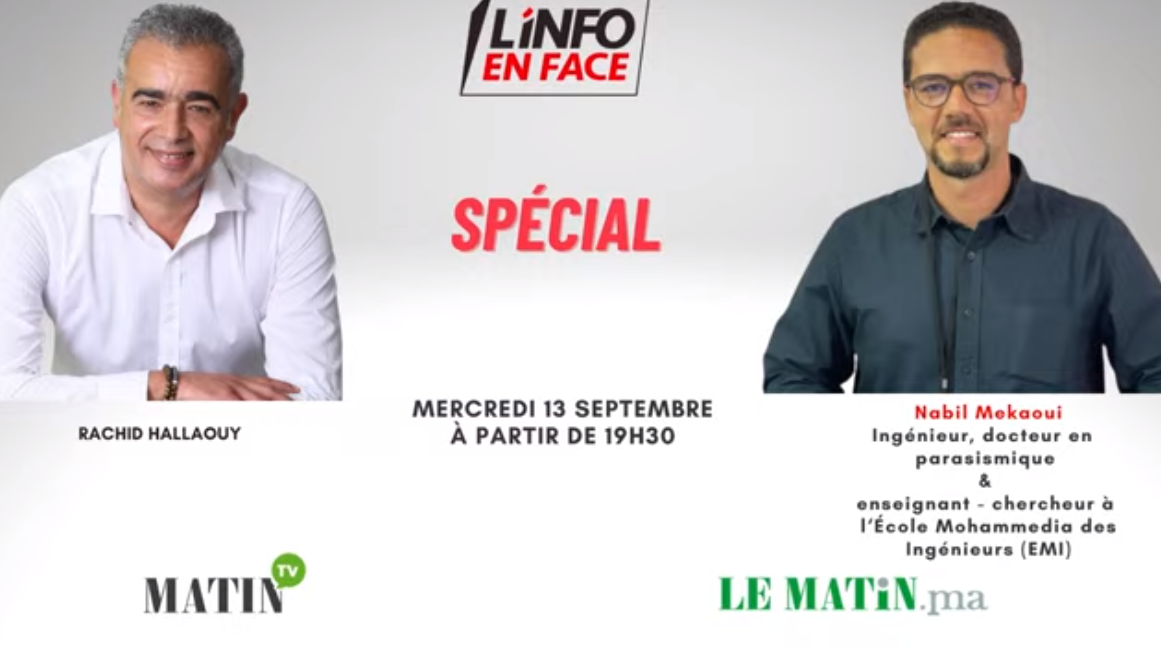 L'Info en Face avec Nabil Mekaoui